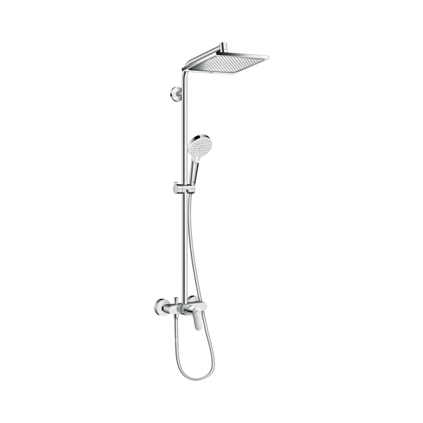 Hansgrohe Crometta E 240 1jet Showerpipe  душевая система хром 27284000