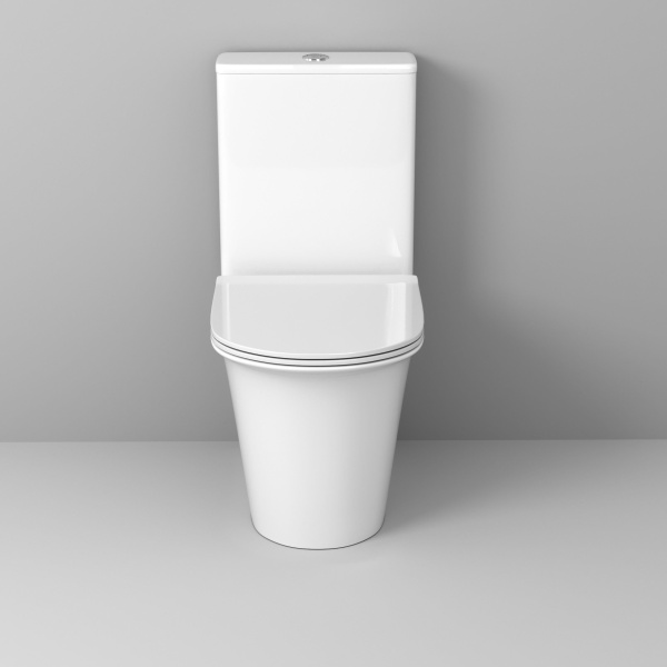 Унитаз Grossman Galaxy GR-4469S (610х365х830) напольный безободковый с тонкой крышкой