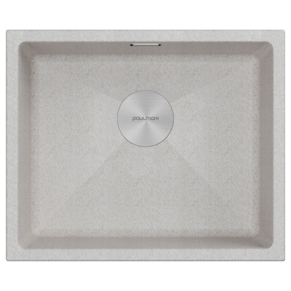 Мойка LUMI 55UNI, IT-GRANIT, LU55-BE, бежевый, 555х460, Paulmark