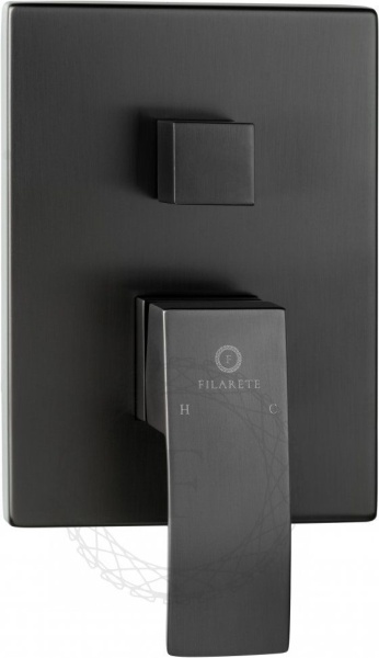 Душевая система скрытого монтажа FILARETE Waterfall FL1012 (Графит)