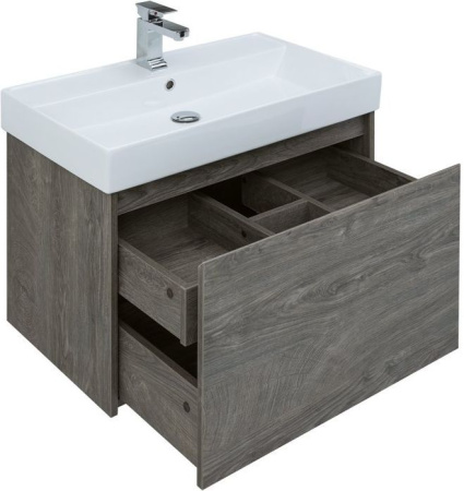 Мебель для ванной Aquanet Nova Lite 75 дуб рошелье (1 ящик)