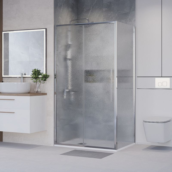 Душевое ограждение Niagara Nova NG-65-12CH-CH90-34 (120*90*195) прямоугольник, двери раздвижные