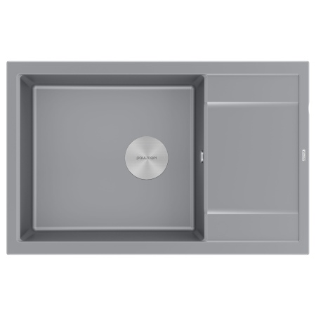 Мойка FLUGEN 60, IT-GRANIT, PM317850-GRM, серый металлик, 780х500 мм, Paulmark