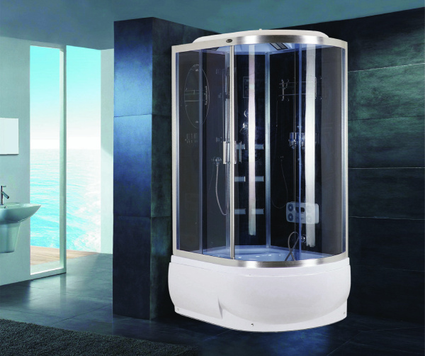 Душевая кабина Niagara Ultra NG-910-01L 120х80х220, высокий поддон 46 см, стекло тонированное