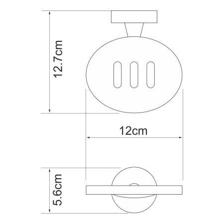 Мыльница решетка WasserKRAFT Isen K-4069