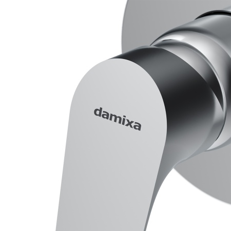 777500001 Jupiter Смеситель Damixa монтируемый в стену, хром