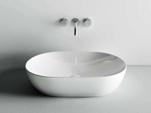 Умывальник Ceramicanova подвесной прямоугольный (отверстие под смеситель L) Element 375x215x100мм