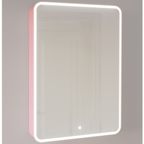 Зеркало-шкаф Jorno Pastel 60 Pas.03.60/PI розовый