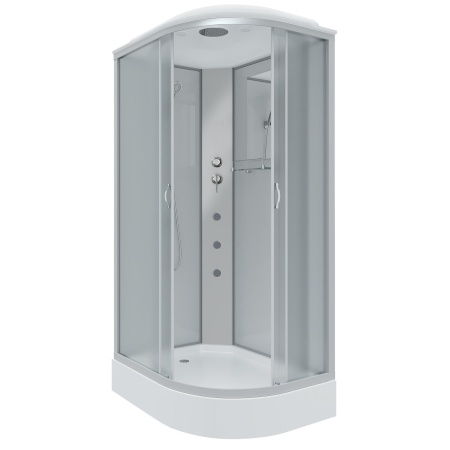 Душевая кабина Niagara Classic NG-3312-14LG 120х80х215, низкий поддон 13 см, стекло матовое