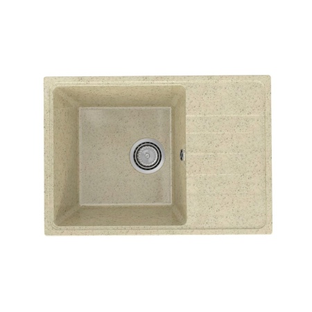 Кухонная мойка Practik PR-600-002 (без сифона), слоновая кость