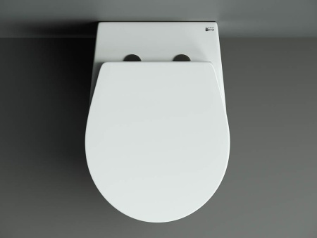 Подвесной унитаз Ceramicanova PEARL (безободковый), белый, CN8001