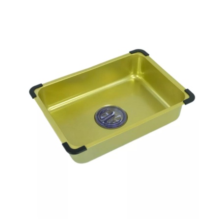 Многофункциональная кухонная мойка Fmark FSC003C, матовое золото
