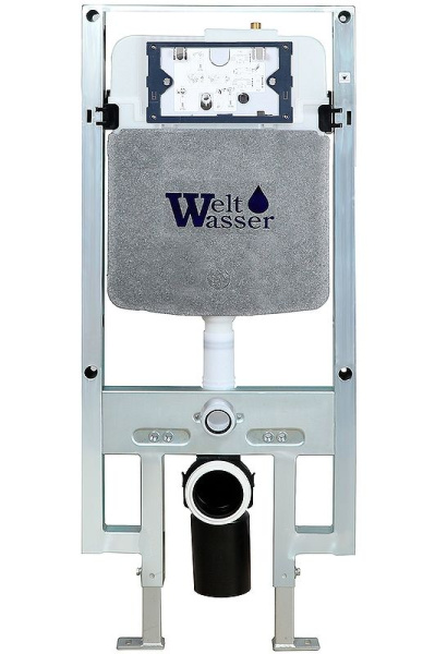 Унитаз с инсталляцией WeltWasser AMBERG 497 ST + MERZBACH 004 GL-WT + AMBERG RD-BL