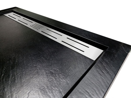 Душевой поддон с сифоном WeltWasser WW TRS 100 STONE-BL