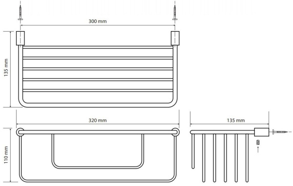 Мыльница для ванной Bemeta Cytro 146208142