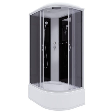 Душевая кабина Niagara Classic NG-2510-14L 120х80х215, высокий поддон 40 см, стекло тонированное