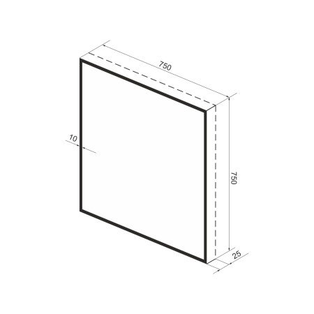 Зеркало с фоновой LED-подсветкой Wellsee 7 Rays' Spectrum 172200380