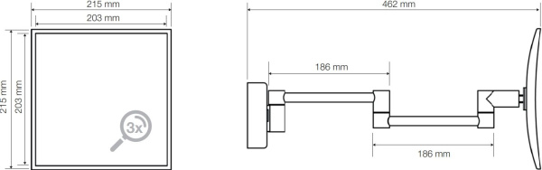 Косметическое зеркало Bemeta 116301212