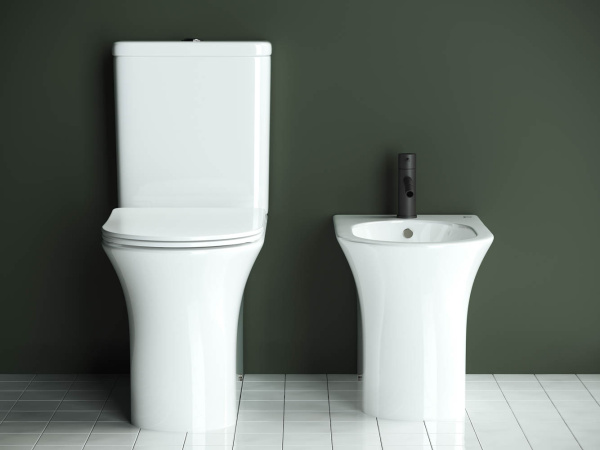 Напольный унитаз с бачком Ceramicanova Star Rimless, Белый, CN1904