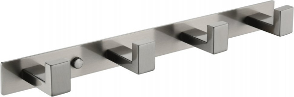 Полотенцедержатель на планке 4-й Grocenberg AC0014 (Никель)