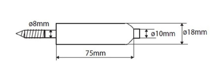 Дверной упор Bemeta Hotel 101218027