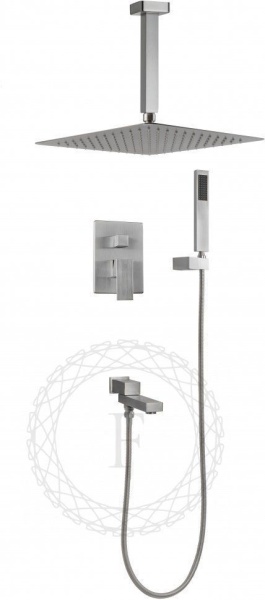 Душевая система скрытого монтажа FILARETE Fing FL1042 (Никель)