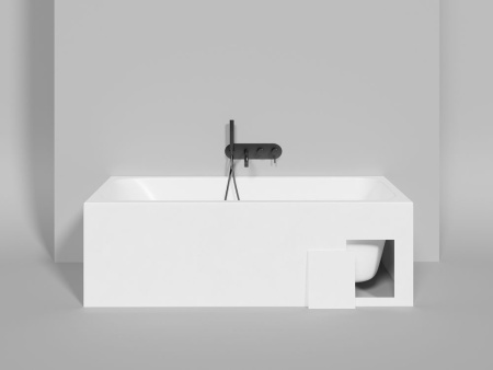 Ванна встраиваемая Salini ORLANDA KIT 170x80 покраска по RAL полностью, S-Sense, глянцевый 102116GF