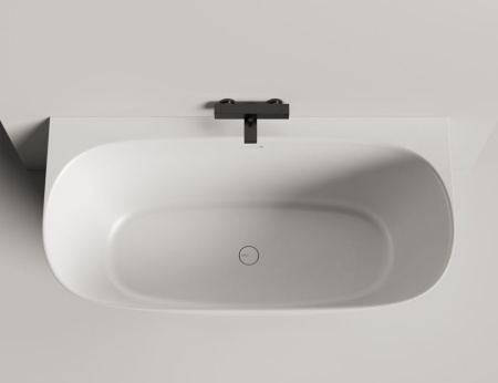 Ванна пристенная  Salini SOFIA WALL 160x80 покраска по RAL полностью, S-Stone, матовый 102527MF