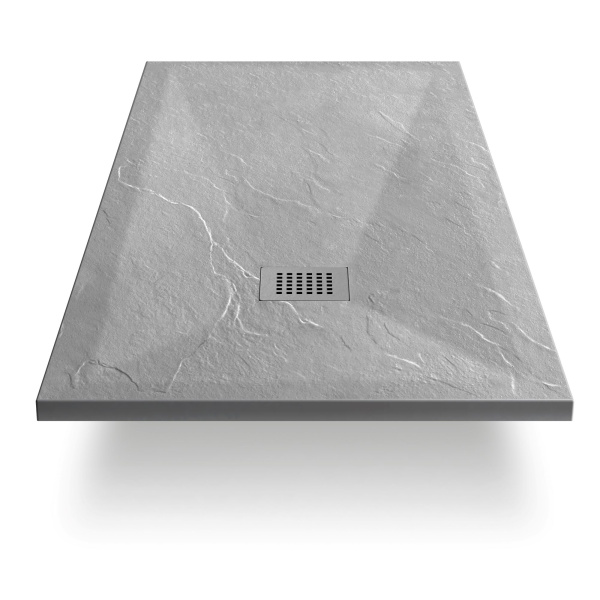Поддон для душа из искусственного камня Vincea VST-4SR1012G,1200*1000*25, серый