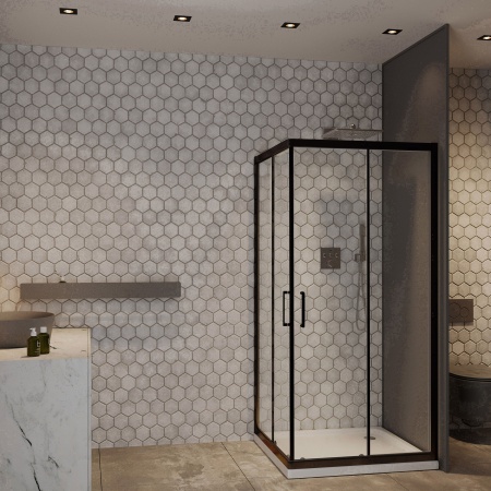 Душевой уголок Roxen Caspia 55060-90B (90*90*195)