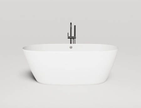 Ванна отдельностоящая Salini SOFIA LIGHT с переливом, S-Sense, глянцевый белый 103711G