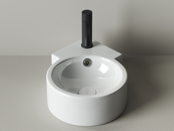 Умывальник Ceramicanova чаша накладная овальная Element 610x410x150мм