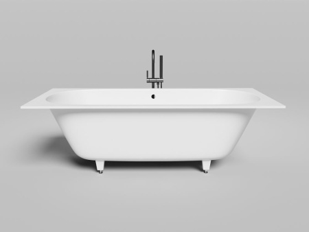Ванна встраиваемая Salini ORNELLA AXIS 190x90 покраска по RAL полностью, S-Stone, матовый 103422MF