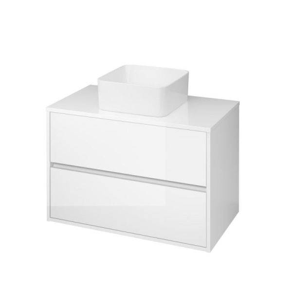 Раковина на столешницу Cersanit CREA 35 SQUARE, P-UM-CRE35/1-oc-S