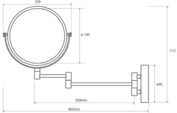 Косметическое зеркало Bemeta 112201512