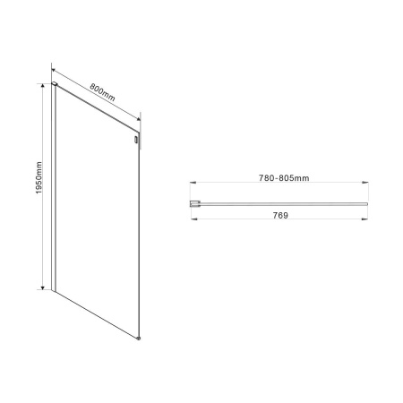 Душевой уголок Vincea Como VSR-1C8012CL, 1200*800, хром, стекло прозрачное