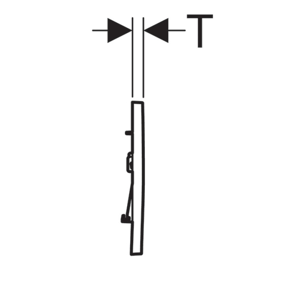 Смывная клавиша Geberit Sigma 30 115.883.11.1, белый
