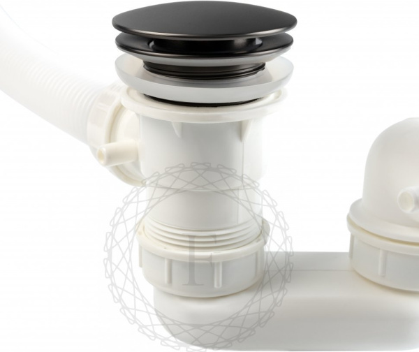 Сифон для ванны автоматический FILARETE FL90 (Графит)