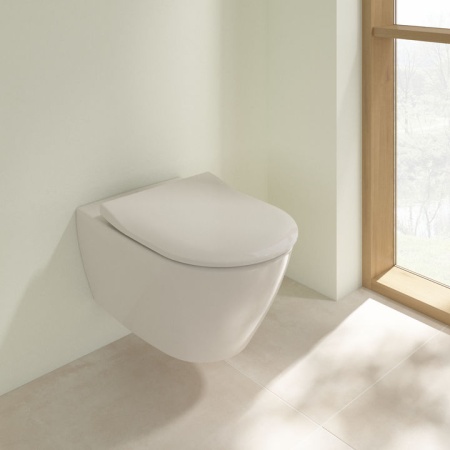 Унитаз Villeroy & Boch Subway 2.0, подвесной, открытый смыв, 5614R0R3