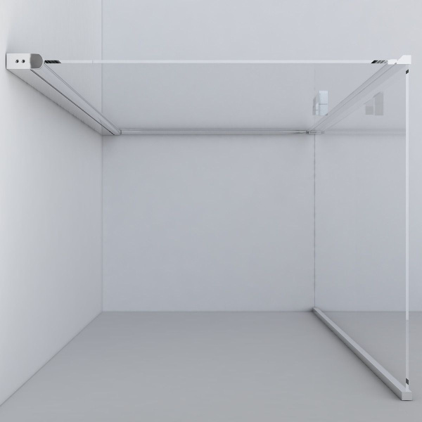 Душевой уголок Vincea Orta VSR-1O8080CH-L, 800*800, хром, стекло шиншилла, левый