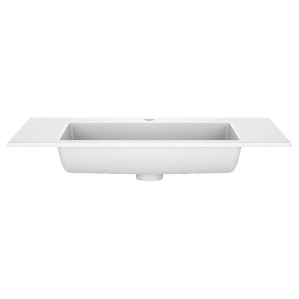 Раковина Vincea VCB-13800W из искусственного камня, цвет белый