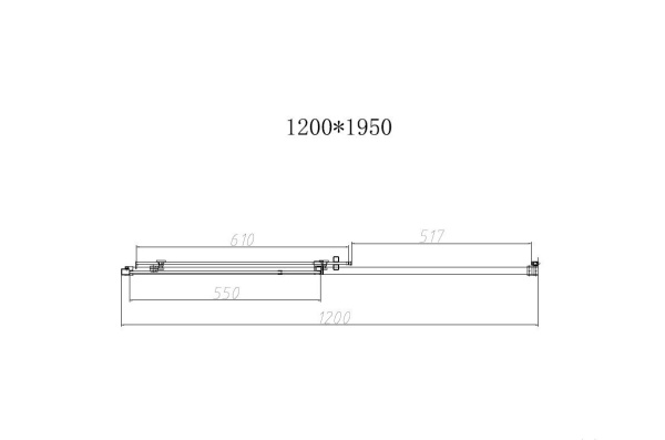 Душевая дверь Vincea Slim-N VDS-4SN120CL, 1200, хром, стекло прозрачное