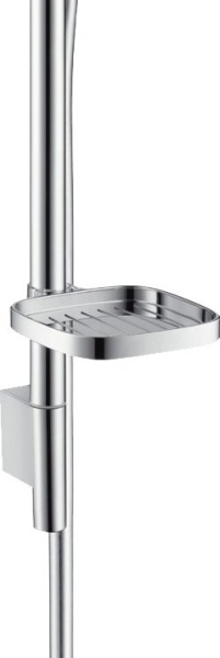 Hansgrohe Raindance Select E Душевой набор 120 3jet со штангой 65 см и мыльницей хром-белый матовый 26620400