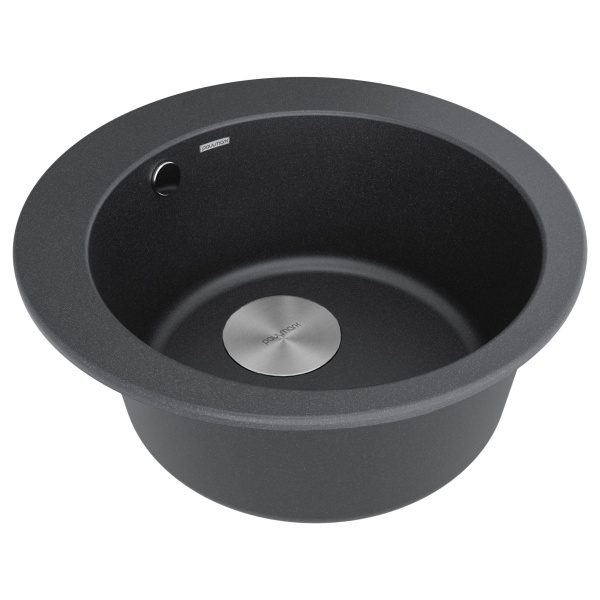 Мойка GELEGEN 50, IT-GRANIT, PM404800-BL, черный гранит, D475 мм, Paulmark