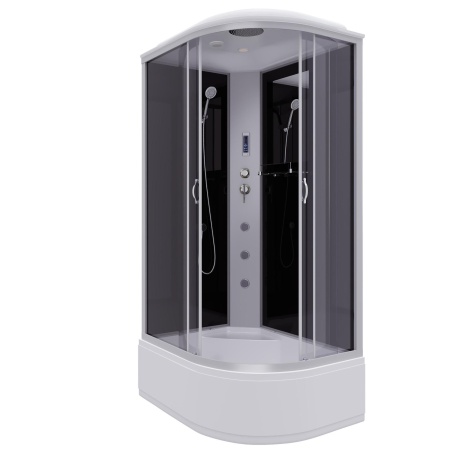 Душевая кабина Niagara Classic NG-2510-14LF 120х80х215, высокий поддон 40 см, стекло тонированное