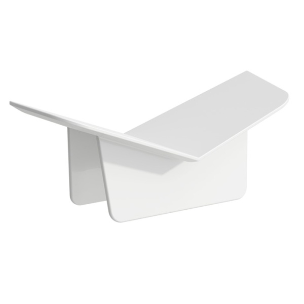 Laufen Home collection Керамическая подставка для книг 34.5x14.5x12.5/13см., LIBRO, настольная, цвет: белый 8.7777.8.000.000.1