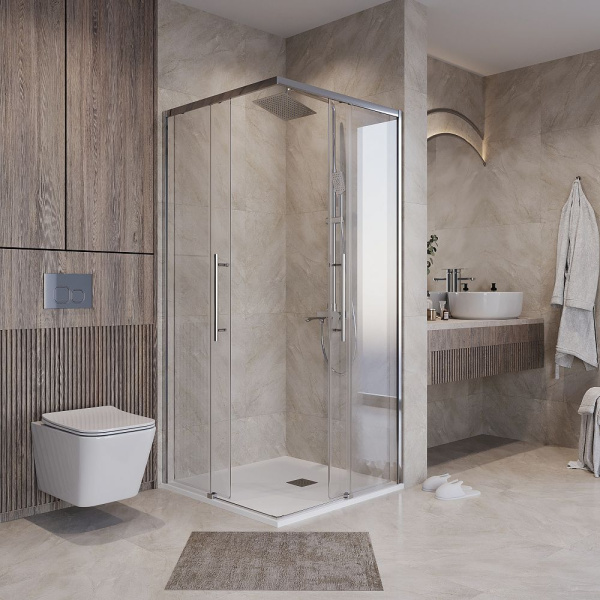 Душевое ограждение  Niagara Nova  NG-6629-34 (90*90*195) квадрат, двери раздвижные