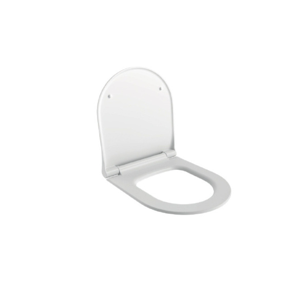 Унитаз Ambassador Queen 113T20001R (570х360х400) белый, подвесной безободковый с тонкой крышкой