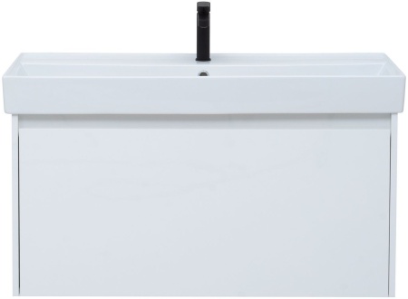 Тумба под раковину Aquanet Nova Lite 100 белый (1 ящик)