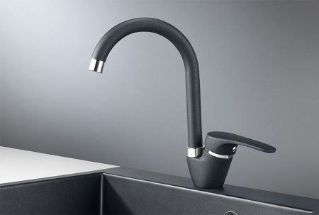 Смеситель для кухни Granula 1024 шварц